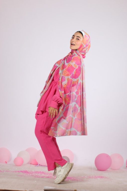Inky Pinky Spots scarf - Image 2
