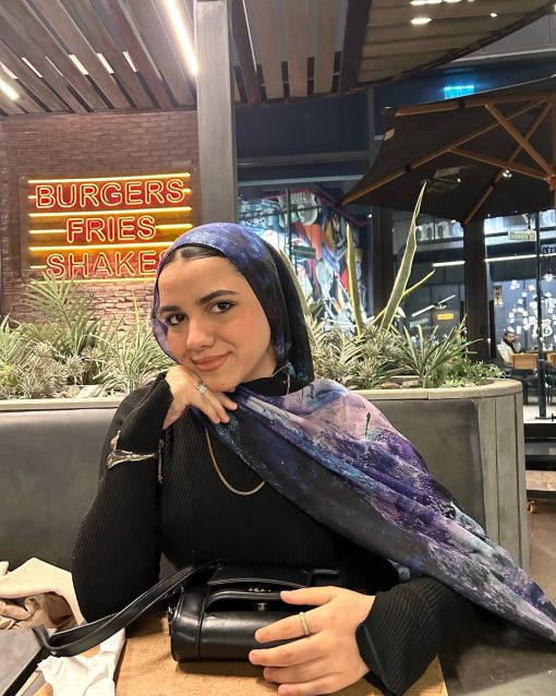galaxy cotton scarf