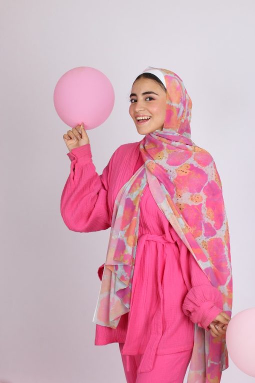 Inky Pinky Spots scarf - Image 3