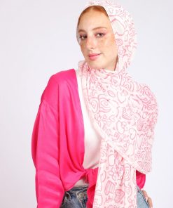 Rosy love scarf