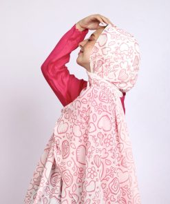 Alternative view of Rosy love scarf